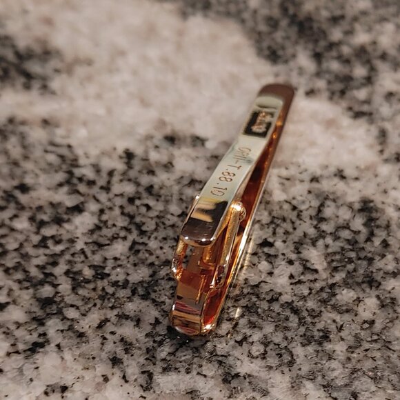 Celine Tie Clip Silver 925 stamped / Gold Plated - Picture 11 of 16